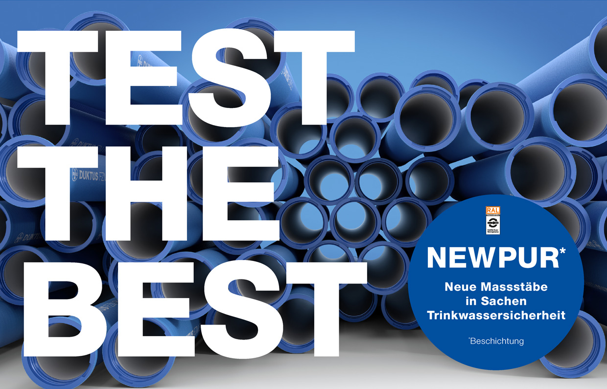 TEST THE BEST Gussrohrsystem mit BLS-Verbindung