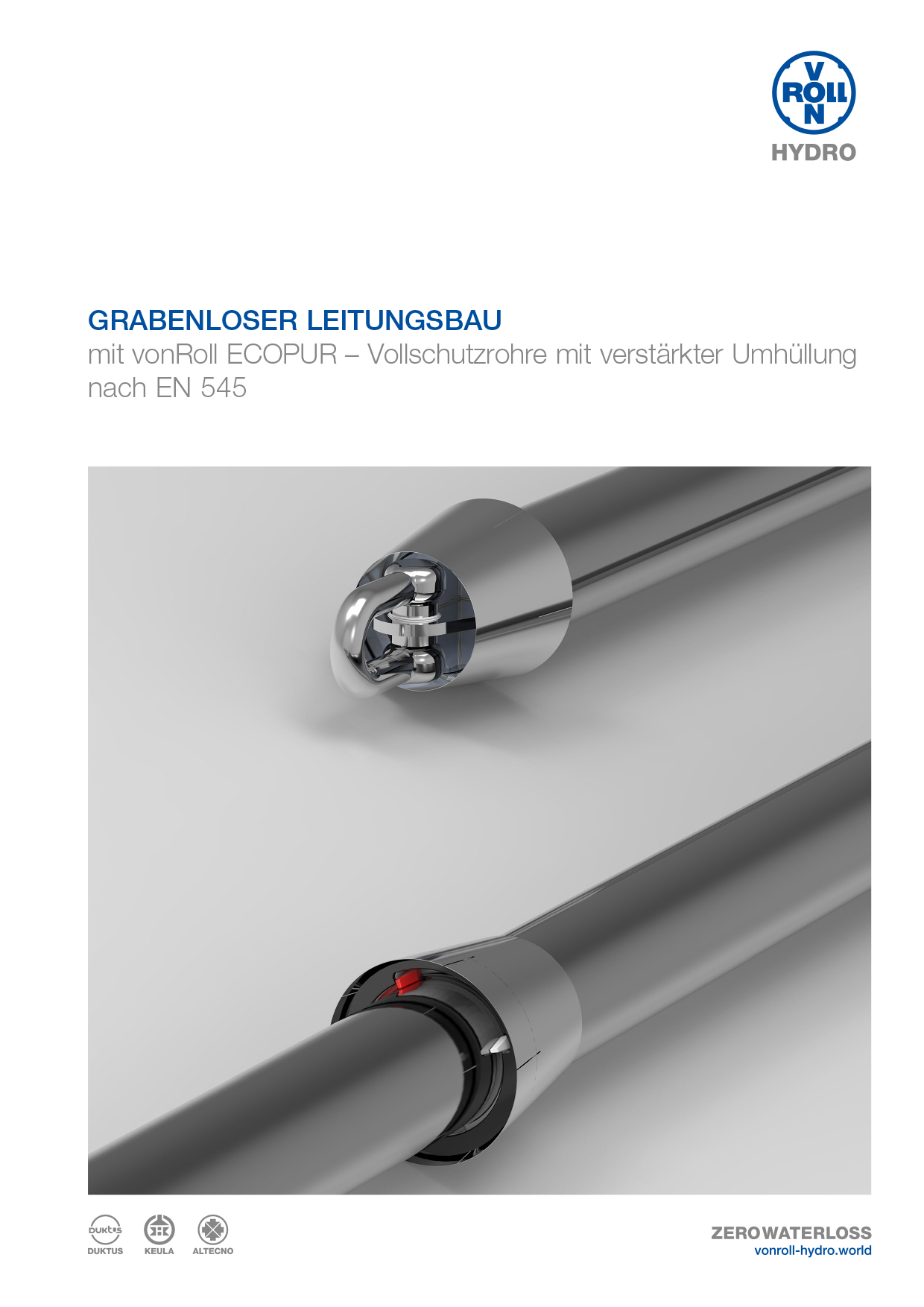 Flyer grabenloser Leitungsbau als PDF zum downloaden