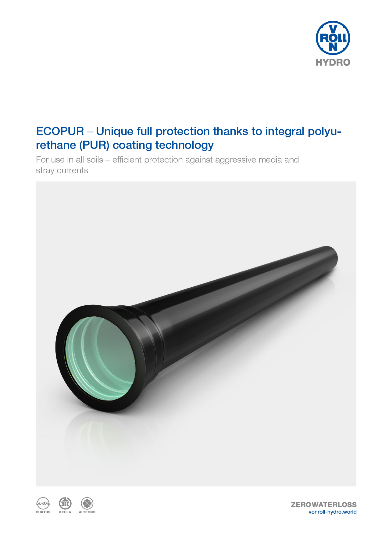 Download the flyer ductile cast-iron pipes as a PDF