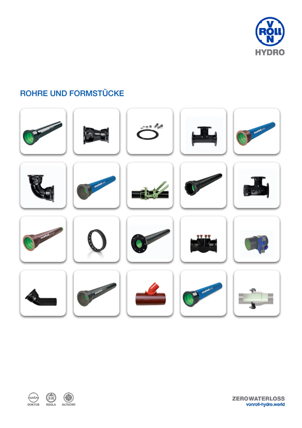 Rohre und Formstücke Katalog als PDF herunterladen